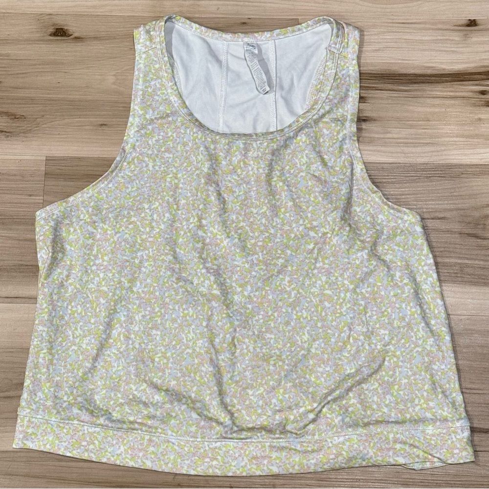 RBX Multicolored Confetti Athletic Tank Top Women’s Large